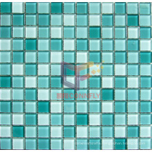 Seagreen Bathroom and Swimming Pool Crystal Glass Mosaic Tile (CFC183)